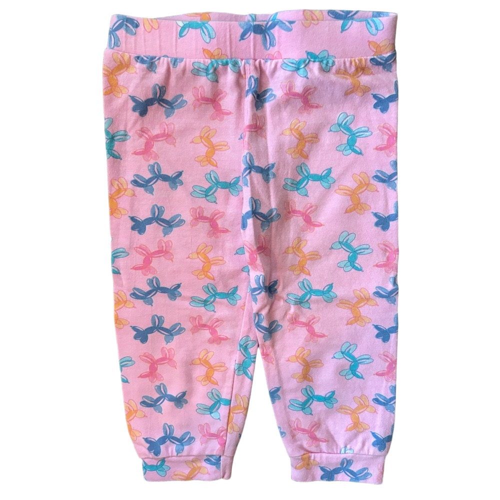 Unique Baby Pink Balloon Animal Print Leggings Girls 18M - Picture 3 of 4